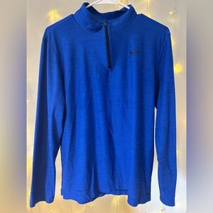 Nike Blue Long Sleeve Pullover